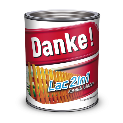 DANKE LAC COLORAT 2IN1, 2.5L, CASTAN